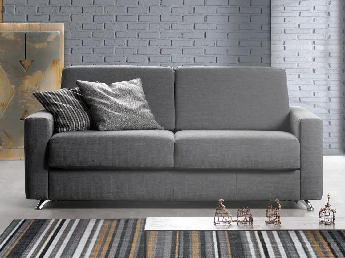 AMBROGIO Class 1, 2 posti letto materasso ENGEL 120x196h17, rivestimento tessuto Bull col. 19